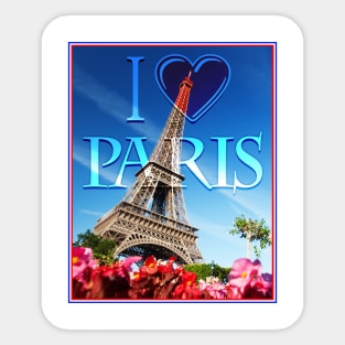 I Love Paris Sticker